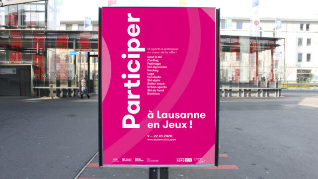 Lausanne en Jeux - Affichage